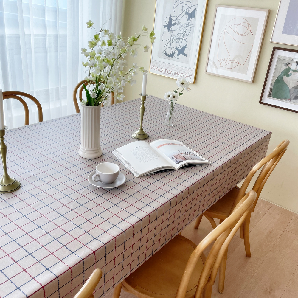 식탁보 테이블보 방수 식탁커버 6인용 테이블커버 식탁비닐 책상보