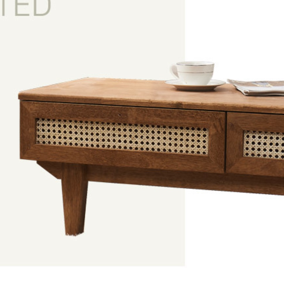 라탄테이블 거실용 탁자 낮은 테이블 원목 좌탁 통원목테이블 로우 높은 좌식 소파 쇼파 티