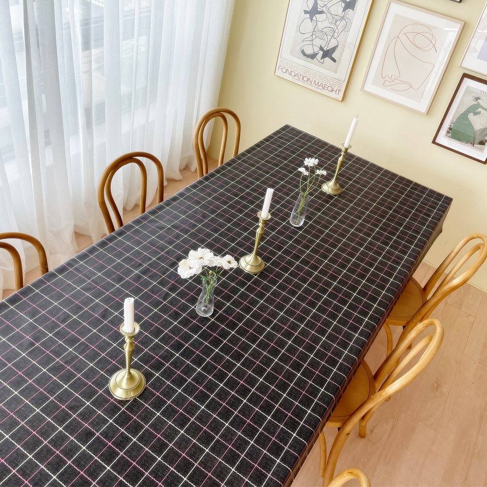 식탁보 테이블보 방수 식탁커버 6인용 테이블커버 식탁비닐 책상보