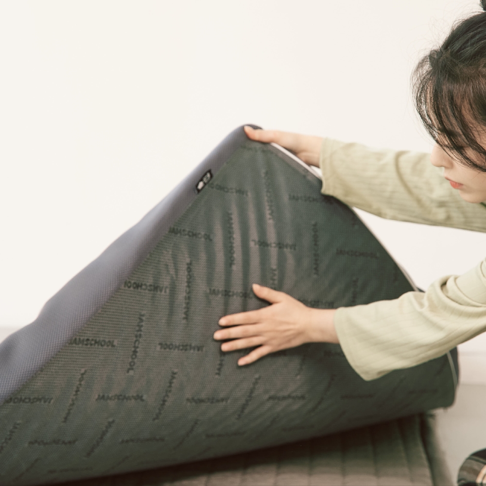 잠스쿨 양면 단단한 바닥매트리스 침대 접이식 수면매트 3단 원룸 매트릭스 8cm s