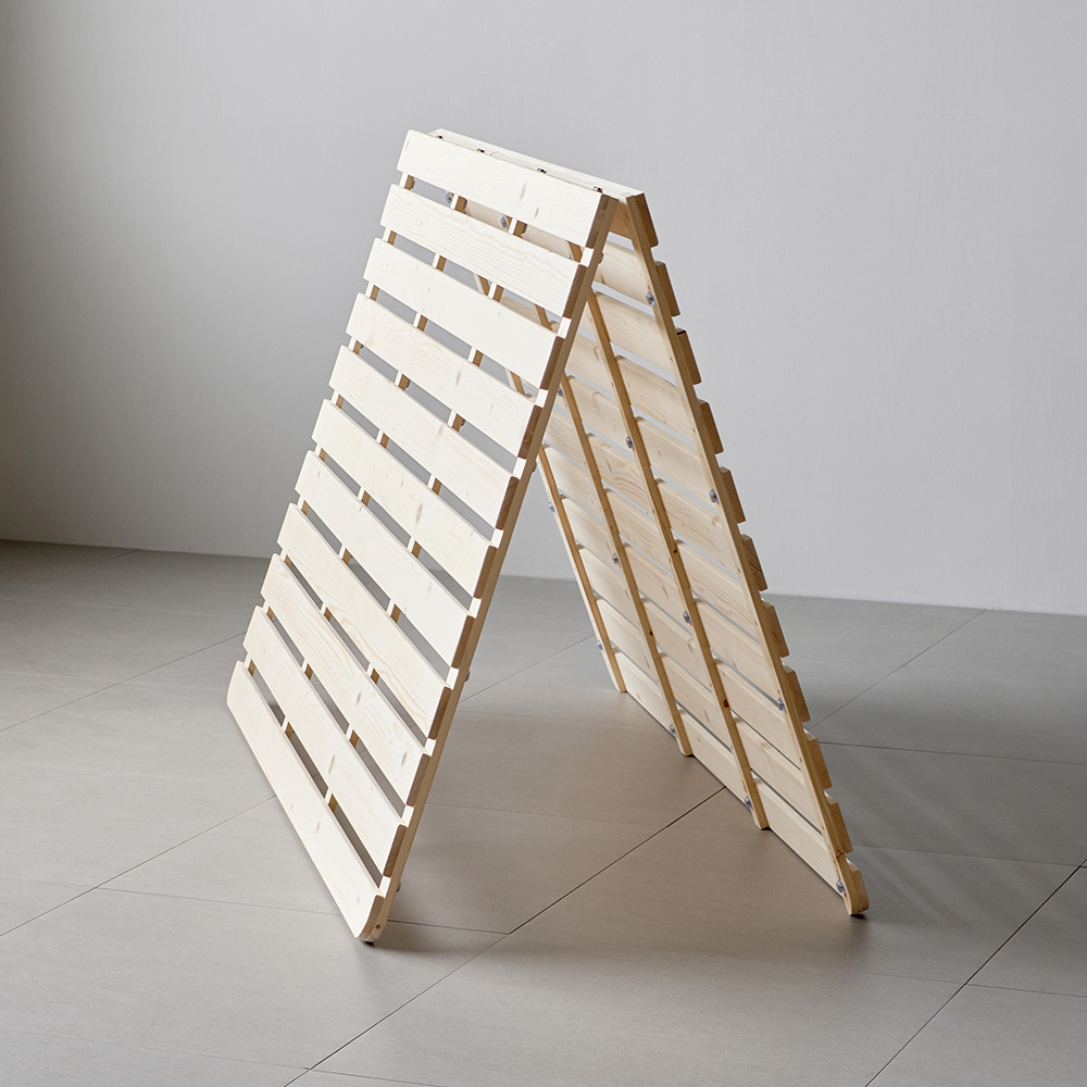 장인가구 필링 접이식 원목 침대프레임 매트리스깔판D