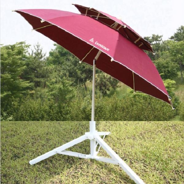 캠핑용파라솔 방수파라솔 야외용 파라솔 받침대 세트 튼튼한 정원 마당 테라스 전원 주택