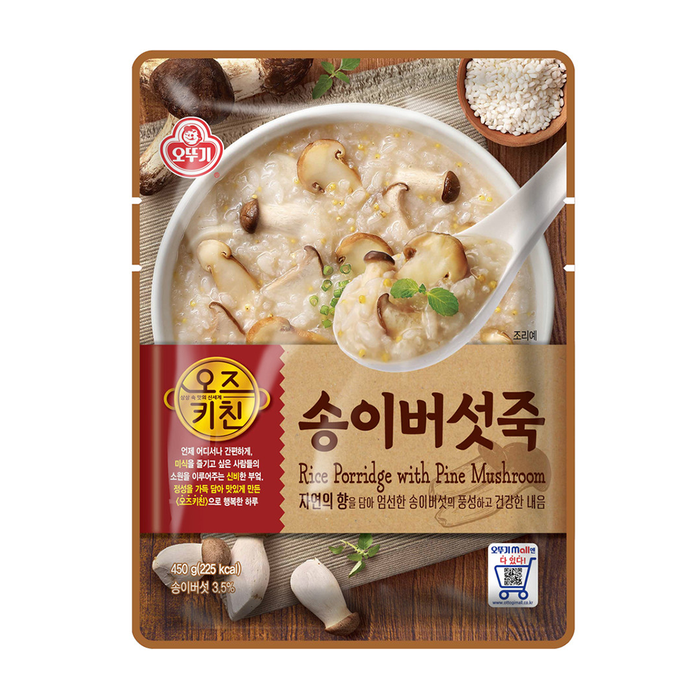 오뚜기 오즈키친 송이버섯죽 450g - 상품 이미지