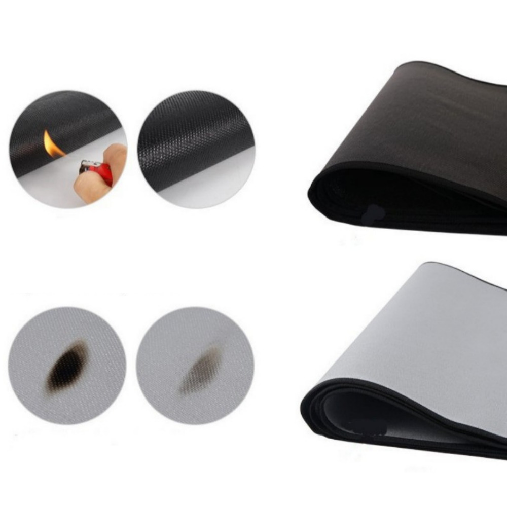 캠핑방염포 방염매트 캠핑 방열포 블랙 S