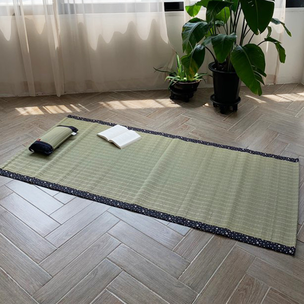 이케히코 자연소재 다다미 대자리 매트 리루마
