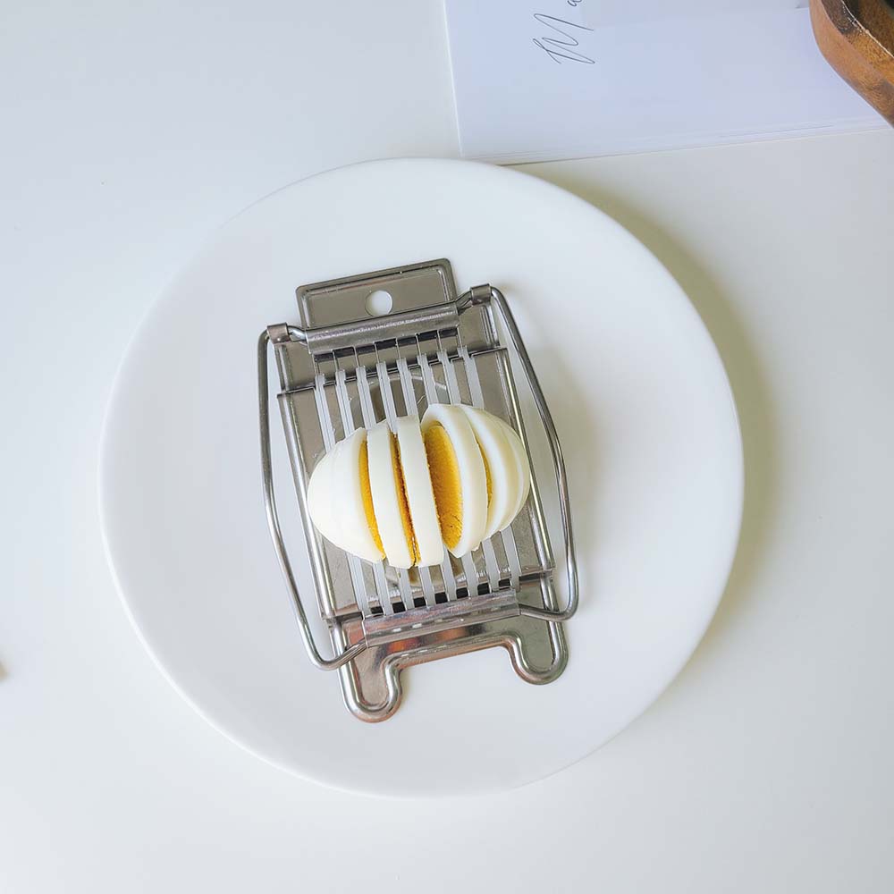 스텐 계란 커터기 에그 슬라이서 달걀 자르기 커팅기 - 상세 이미지 3