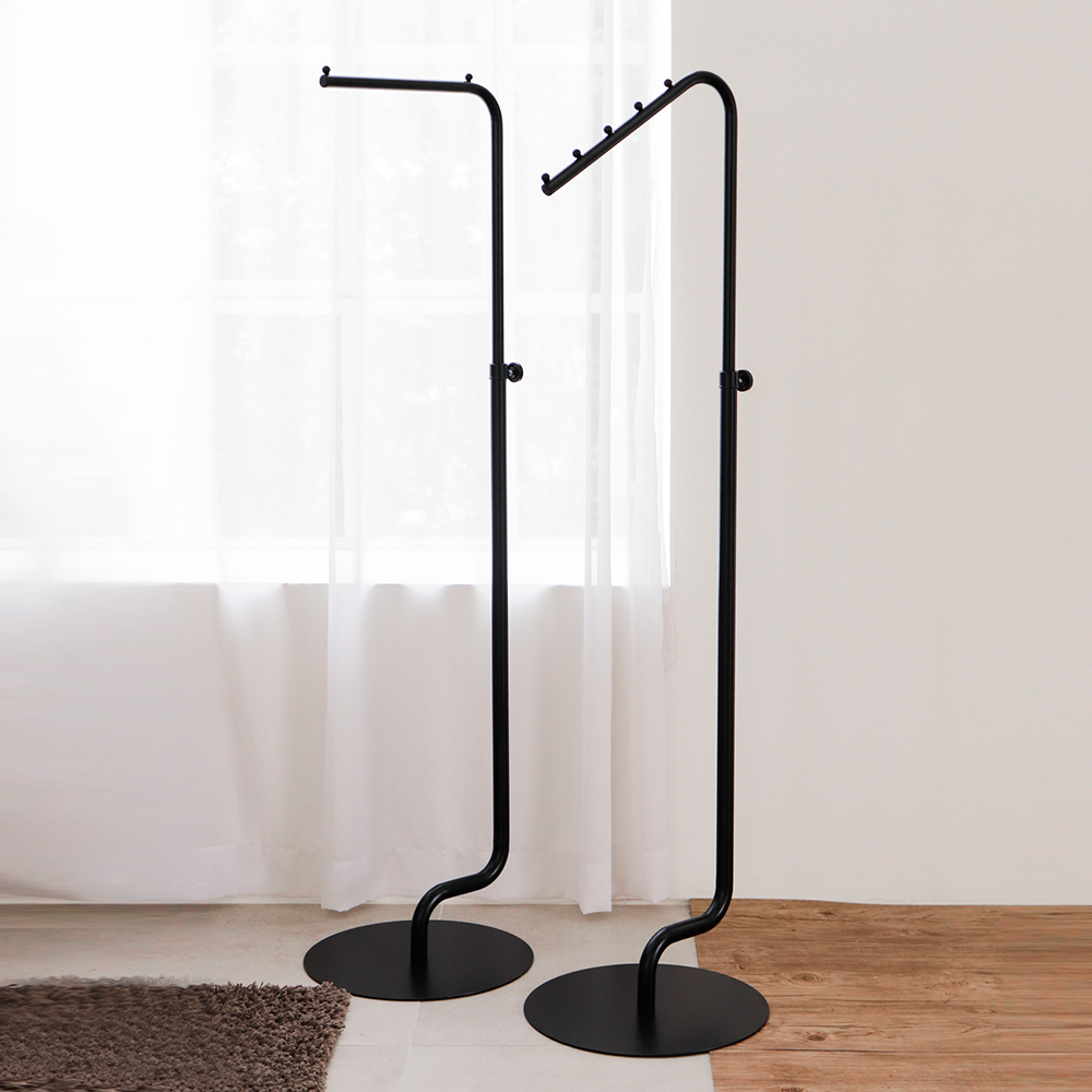 지엔 주문 제작행거 한쪽걸이 ㄱ자 코끼리 스탠드옷걸이 옷가게 매장용 디스플레이 헹가