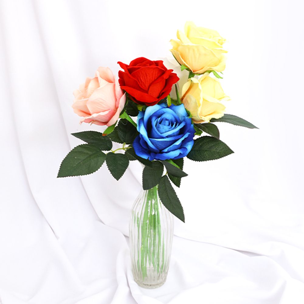 장미 조화 웨딩 부케 인테리어 예쁜 꽃 3color 화이트 AF-033 이미지 8