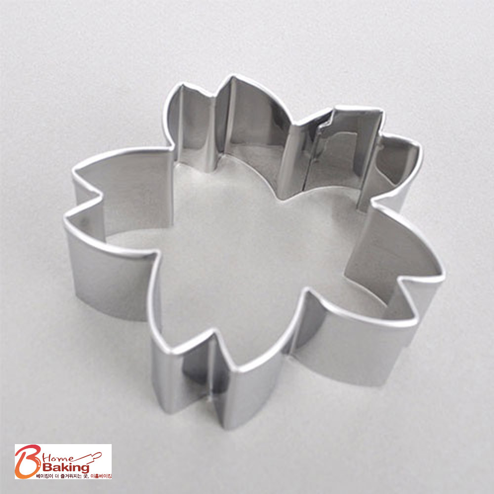 쿠키커터-벚꽃(스텐) 쿠키만들기 홈쿠킹 diy 카네이션 틀 베이킹커터 제과제빵 도구