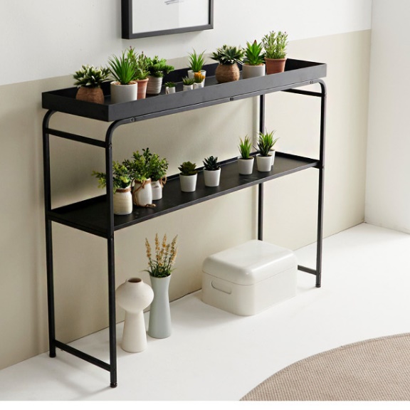 벽 진열대 화분 테이블 소파 사이드 테이블 화병 보조 테이블 받침대 철제 스틸 정리대