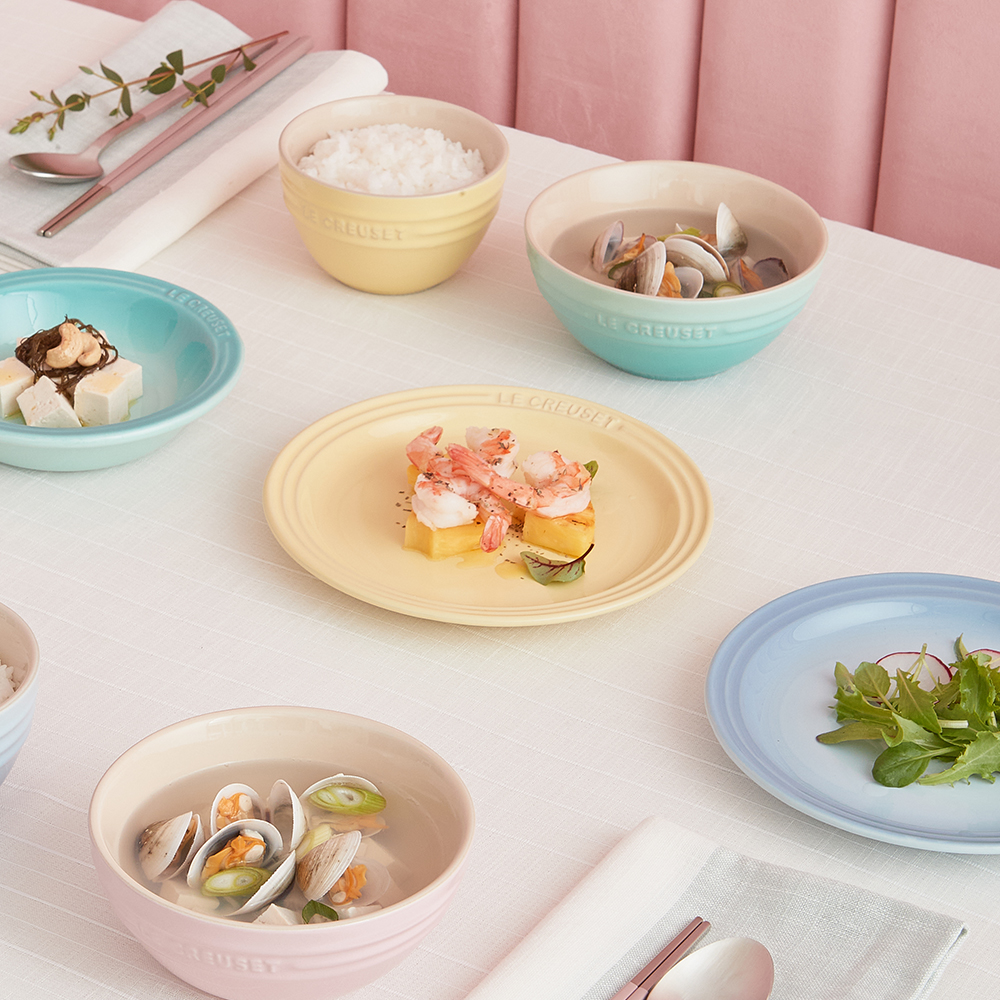 르크루제 소르베 원형접시 15cm (색상선택)