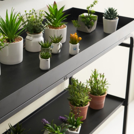 벽 진열대 화분 테이블 소파 사이드 테이블 화병 보조 테이블 받침대 철제 스틸 정리대