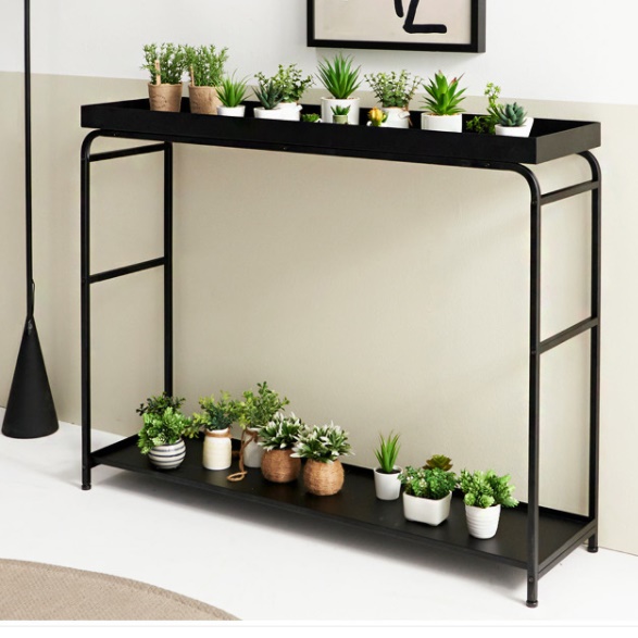 벽 진열대 화분 테이블 소파 사이드 테이블 화병 보조 테이블 받침대 철제 스틸 정리대