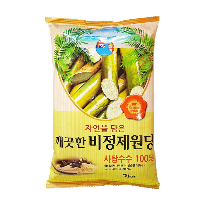 깨끗한 비정제원당 3kgx4개/1BOX : 고래마트N