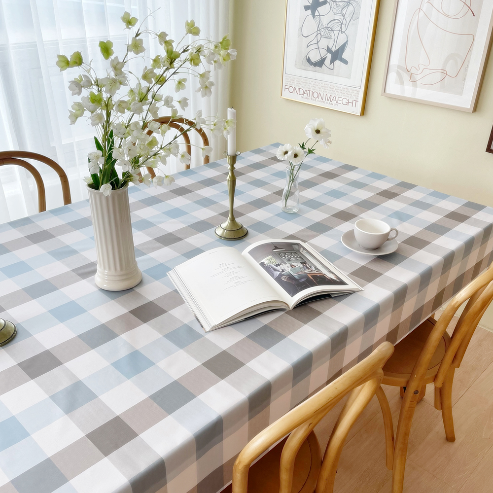 식탁보 테이블보 방수 식탁커버 6인용 테이블커버 식탁비닐 책상보