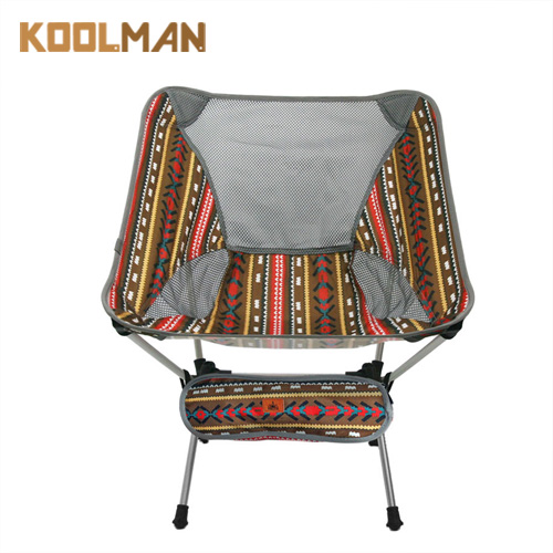 KOOLMAN(쿨맨) 초경량 백패킹 캠핑의자 1+1 브라운스트라이프 - 상세 이미지 2