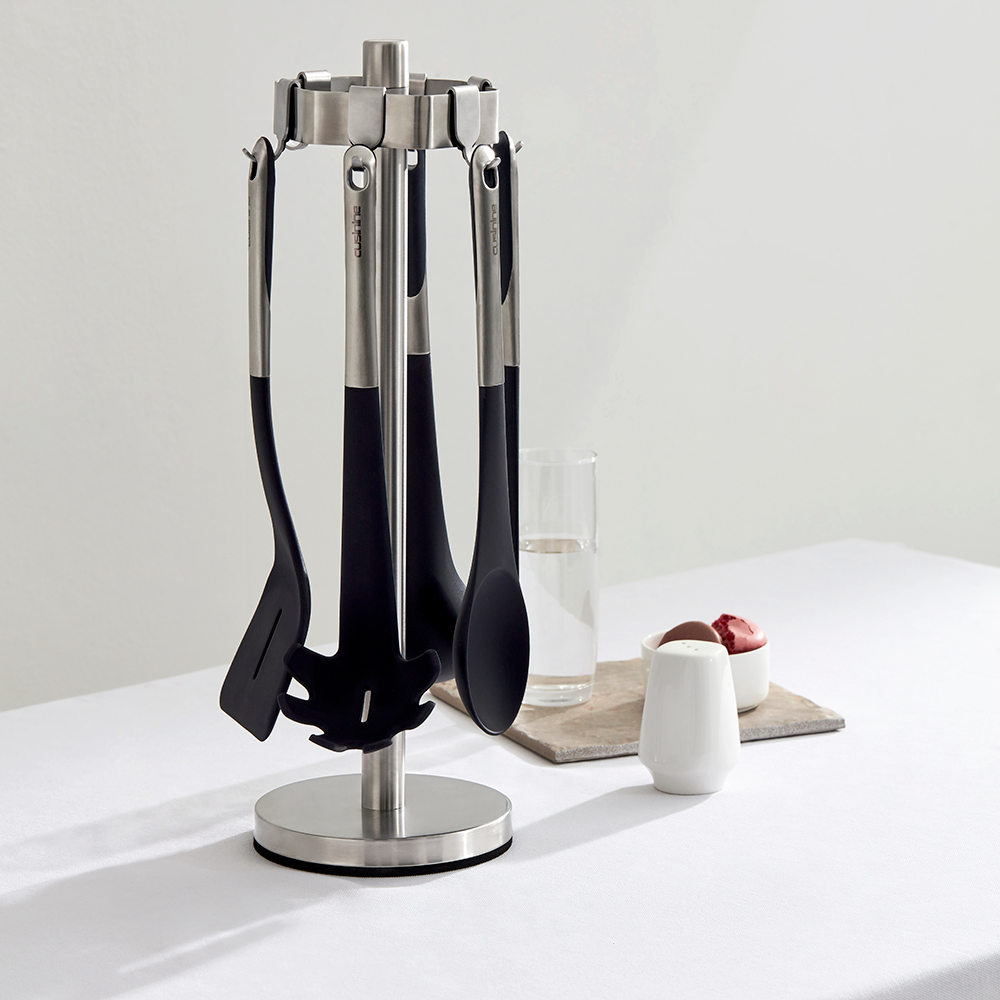 쿠지나인 스테인레스스틸304 조리도구 거치대 걸이 회전형 제품 이미지