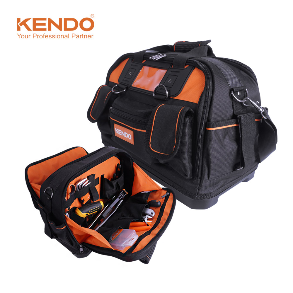 KENDO 멀티포켓 공구가방 90134N 휴대용 작업 공구함 - 상품 이미지