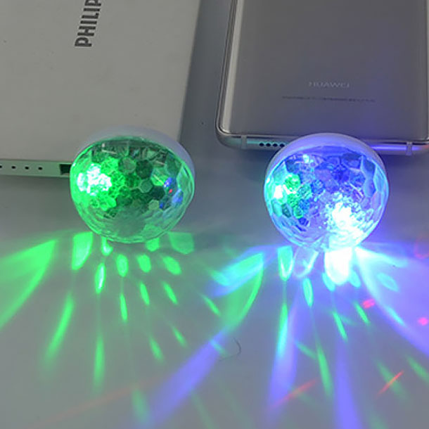 엔공구 USB LED 뮤직 미러볼 라이트바 - 상품 이미지
