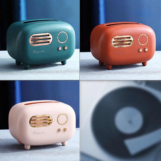 사각 휴지 케이스 앤틱 티슈케이스 엔틱 인테리어 책 각티슈 커버 책장 화장지 디스펜서 곽