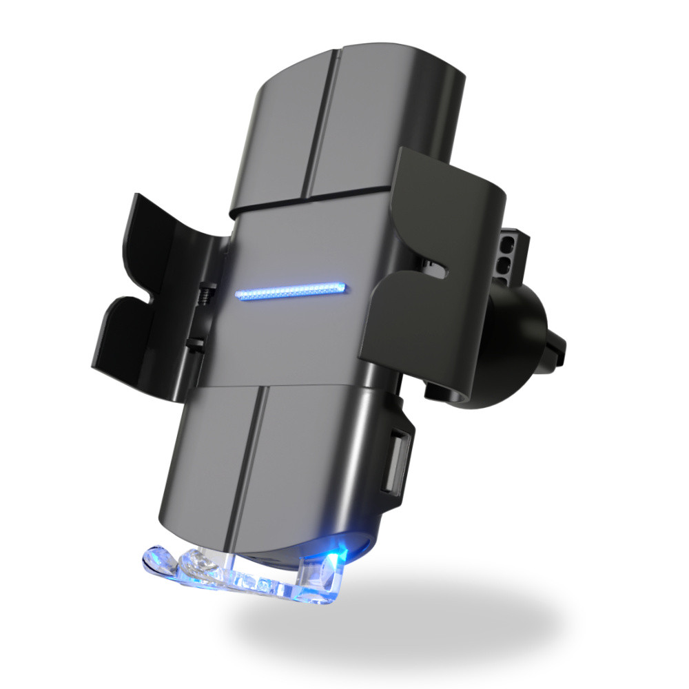 차량용 듀얼 고속 무선 충전 스마트폰 거치대 초고속 충전기 유무선