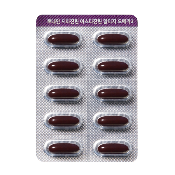 대웅생명과학 루테인 지아잔틴 아스타잔틴 알티지 오메가3 60캡슐, 5개 이미지 3