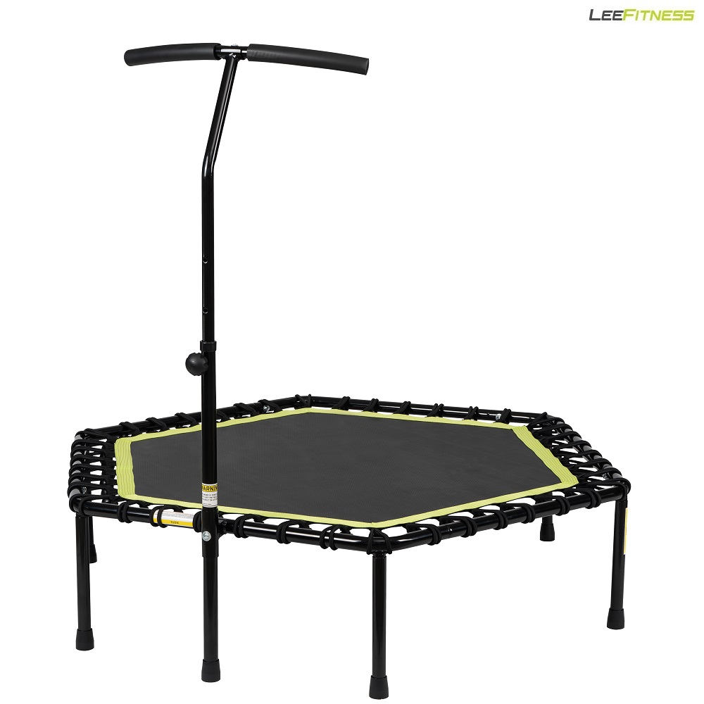 LEEFITNESS 손잡이 실내 트램플린 점핑 머신 운동 트램펄린 다이어트 성인 방방 트램폴린 이미지 6