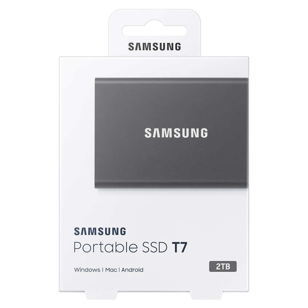 삼성전자 삼성 외장SSD T7 +전용파우치 2TB, 블루 이미지 6
