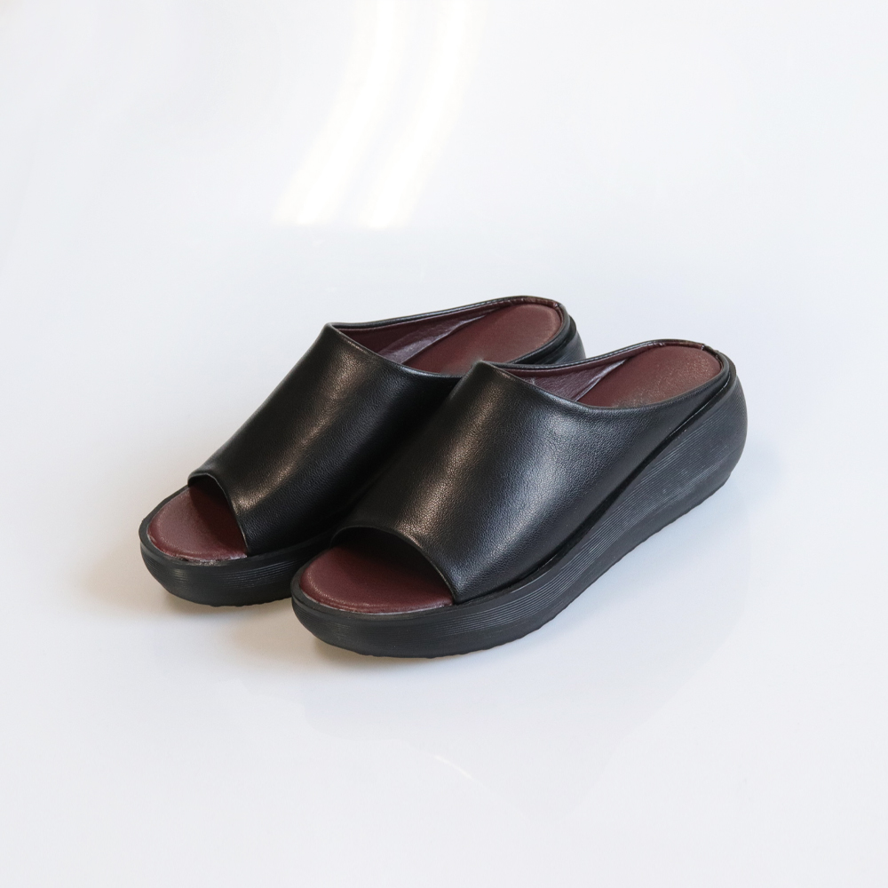 폭신폭신 발편한 사무실 민자 통굽 슬리퍼 6cm 이미지 8