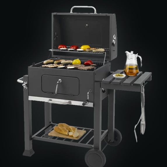 야외 바베큐 그릴 숯불그릴 기계 훈연기 훈제 훈연 대형 그리들 거치대 펜션 바베큐 준비물