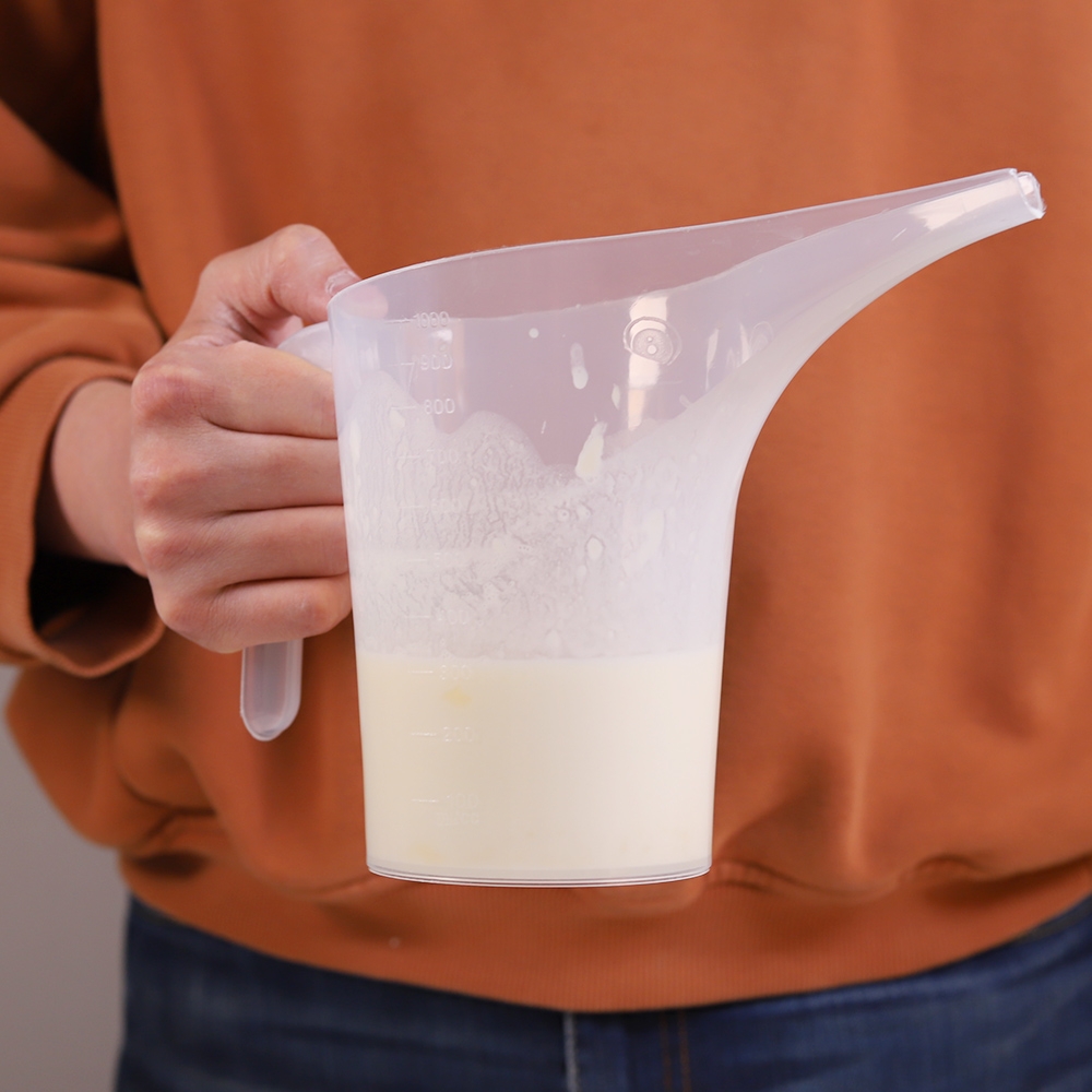 코끼리 계량컵 1000ML 1L 1리터 [흘리지않는 계량 눈금 컵 베이킹 도구 용품] - 상품 이미지