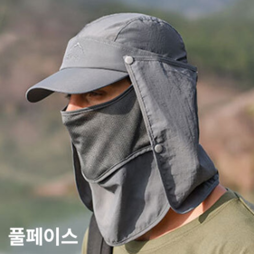 여름낚시모자 여름용 낚시 모자 낚시용 야외용 갯벌 체험 부착 햇빛가리개 바다 모자용 루어 - 상세 이미지 4