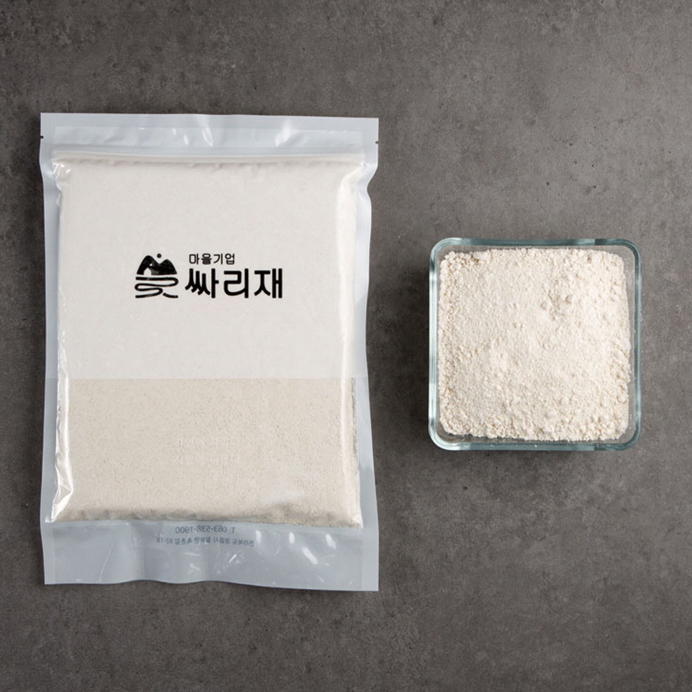 싸리재 유기농 습식 쌀가루 [ 현미 멥쌀가루 1kg ] 떡만들기 베이킹 이미지 6