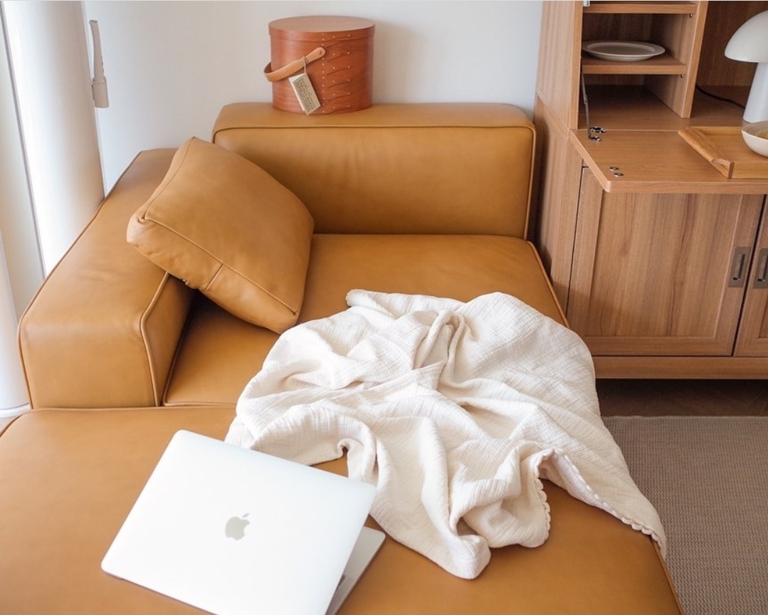 PH1 이태리 내추럴 통가죽 천연면피 전체가죽 A+A 2460 SIZE 4인소파