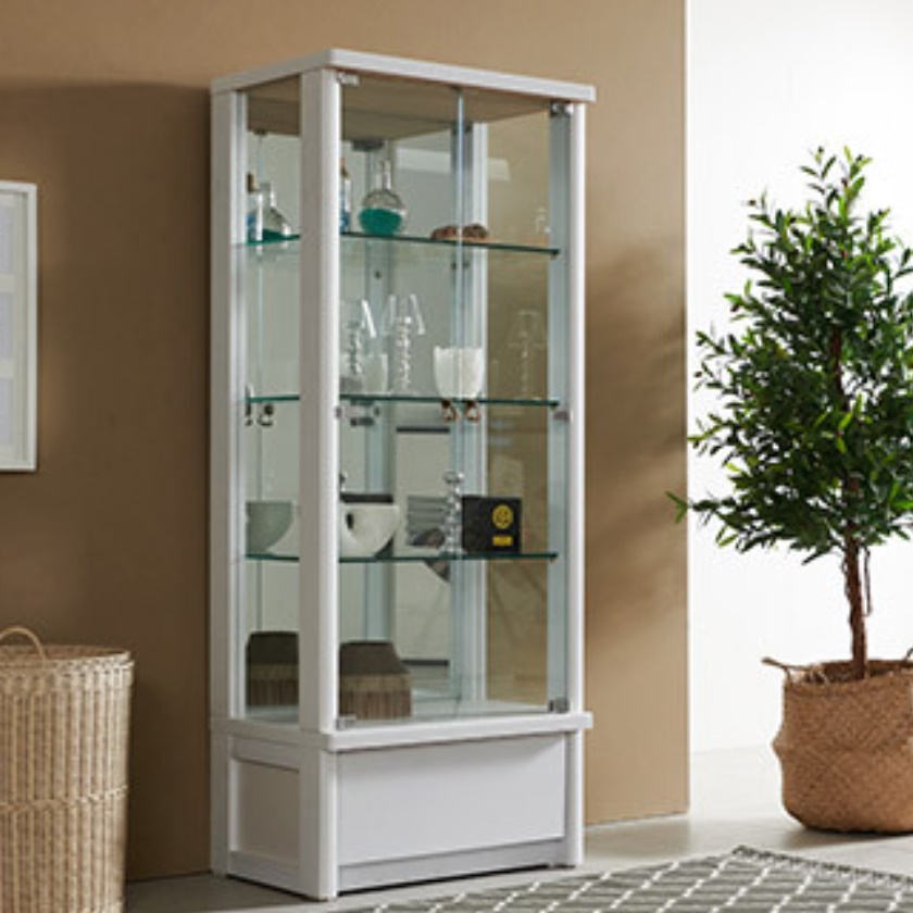 화이트 장식장 양주 장식장 술 진열장 담금주 위스키 우드 장식장