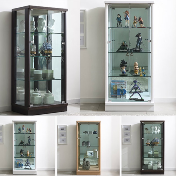 원목 유리 장식장 건담 장식장 피규어장 건프라 장식장 트로피 진열장 위스키 레고 수납장