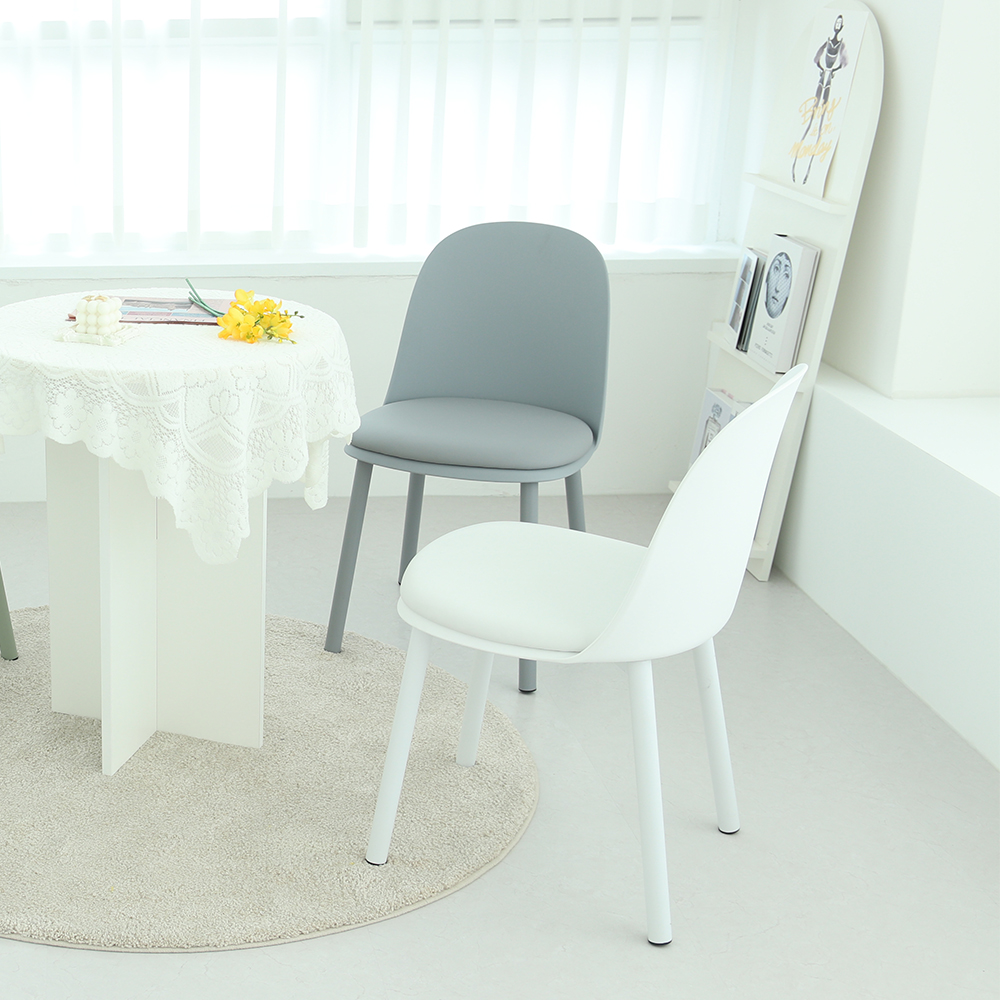 RM디자인 페이톤 예쁜 홀덤바 마카롱 플라스틱 인테리어 카페 의자