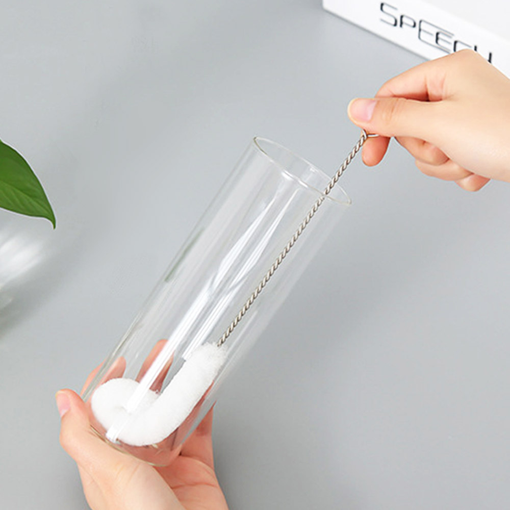 주방 컵 병 세척 스텐 화이트 솔 브러쉬 (2pc) - 상세 이미지 4