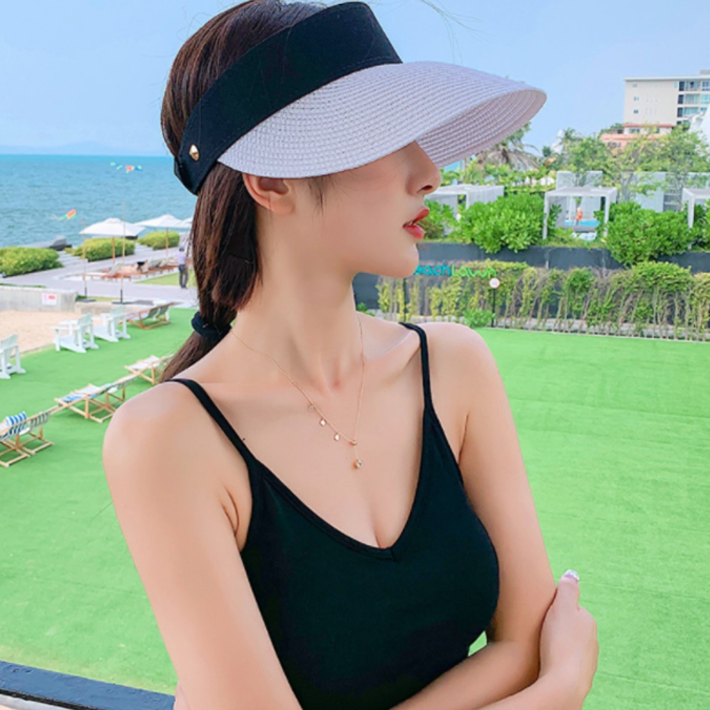 밀짚 uv차단 모자 여행용 밀집 쿨 썬 캡 챙 넓은 명품 큰 라탄썬캡 선 햇볕가리개 왕골