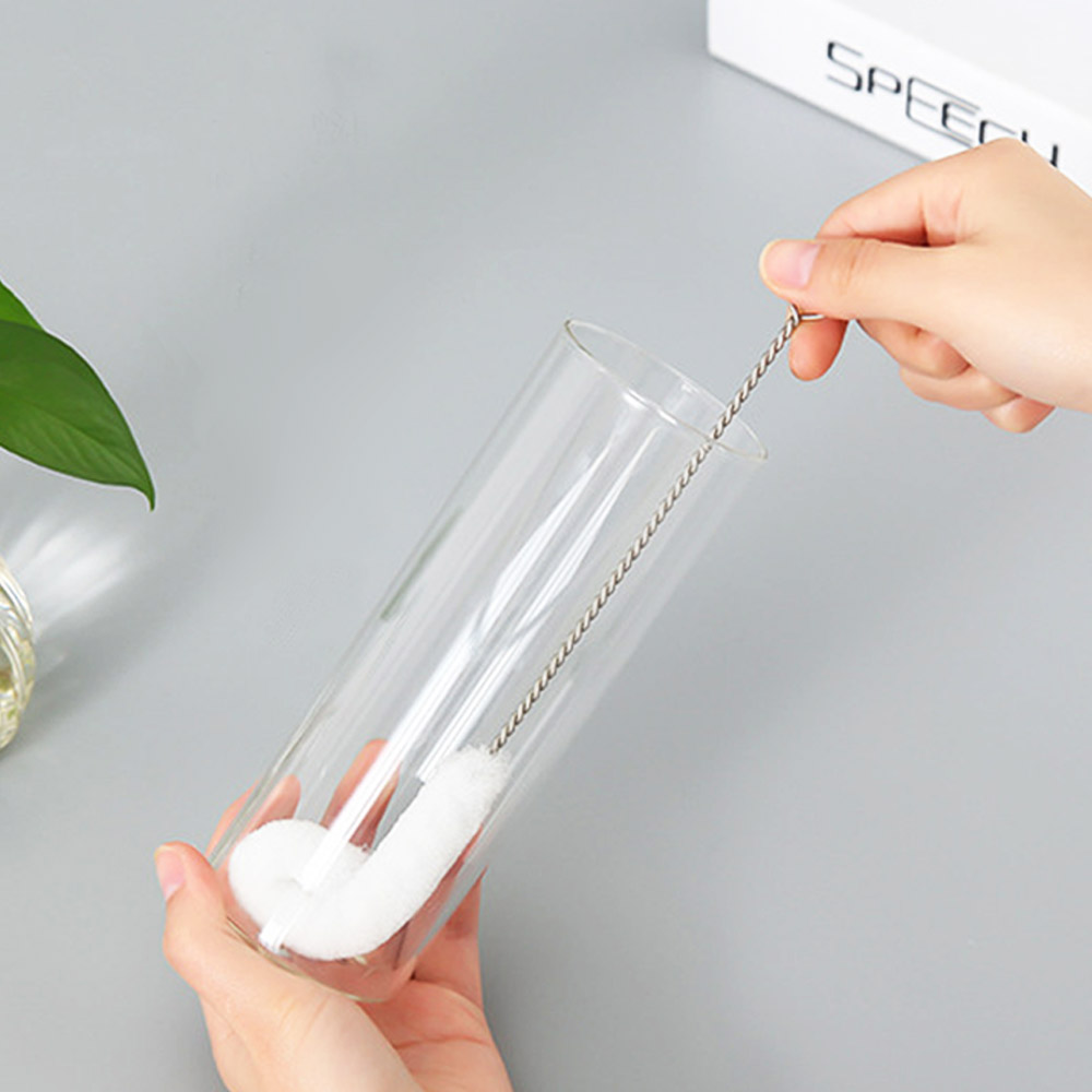 주방 컵 병 세척 스텐 화이트 솔 브러쉬 (2pc) - 상세 이미지 3