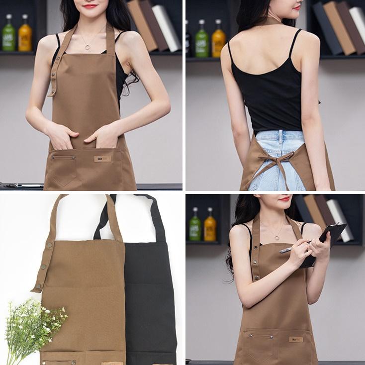 커플앞치마 고급 요양원 앞치마 매일 입고싶은 긴 빈티지 세련된 목공용 가드닝앞치마 수확용