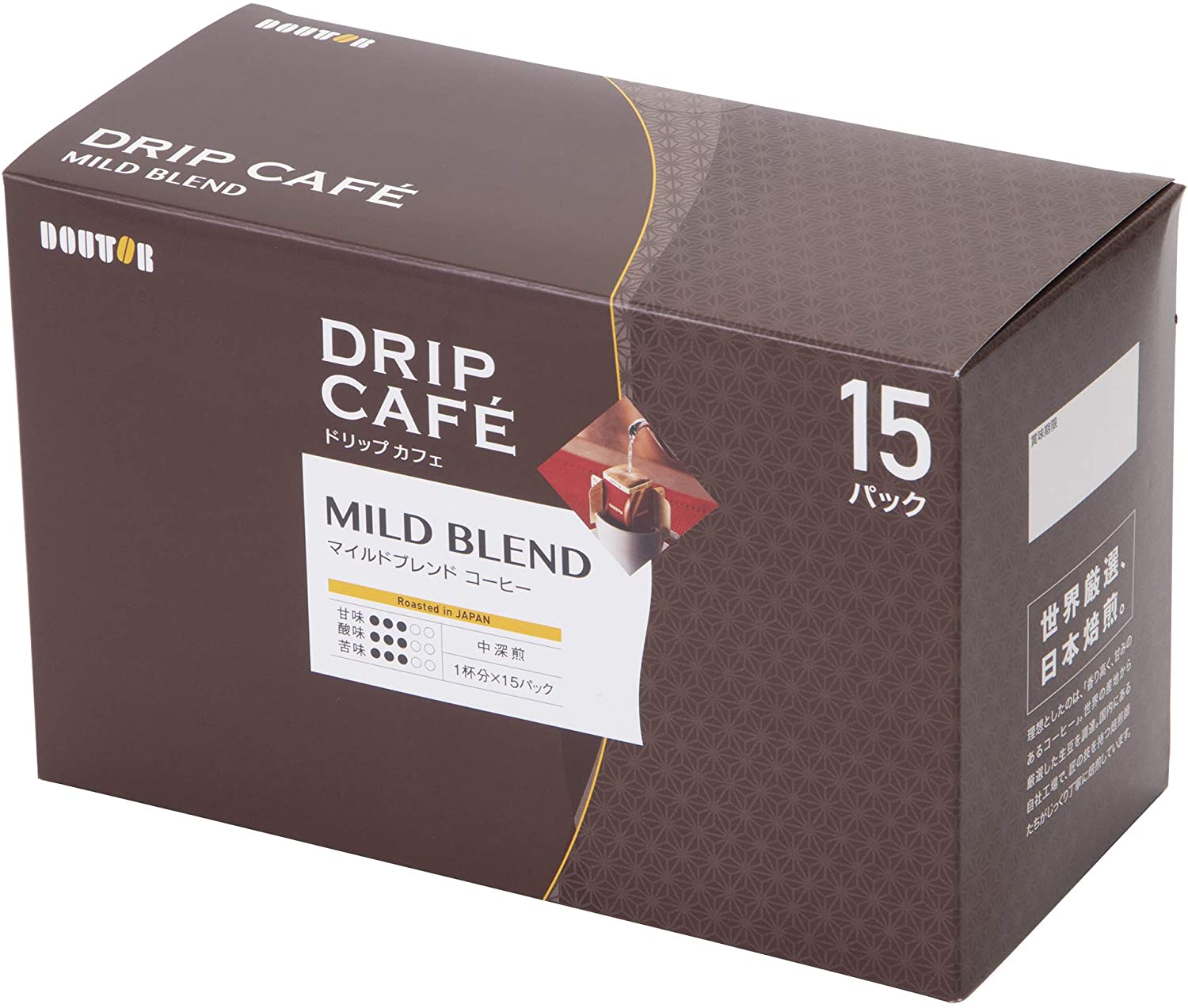 도토루 드립카페 마일드 블랜드 커피 (7g x 15개입) 105g