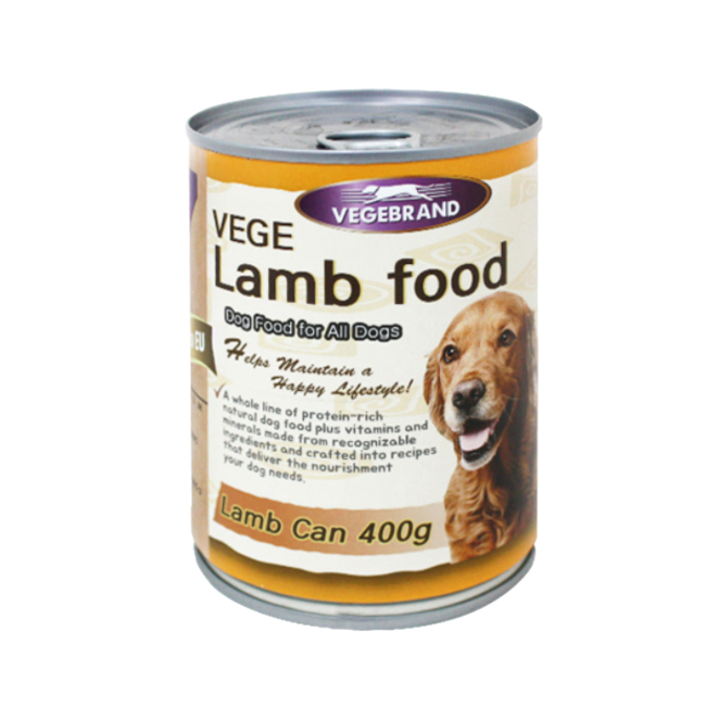 베게 강아지통조림 강아지캔 노령견 노견 영양 간식 양고기, 400g, 1개 - 상품 이미지