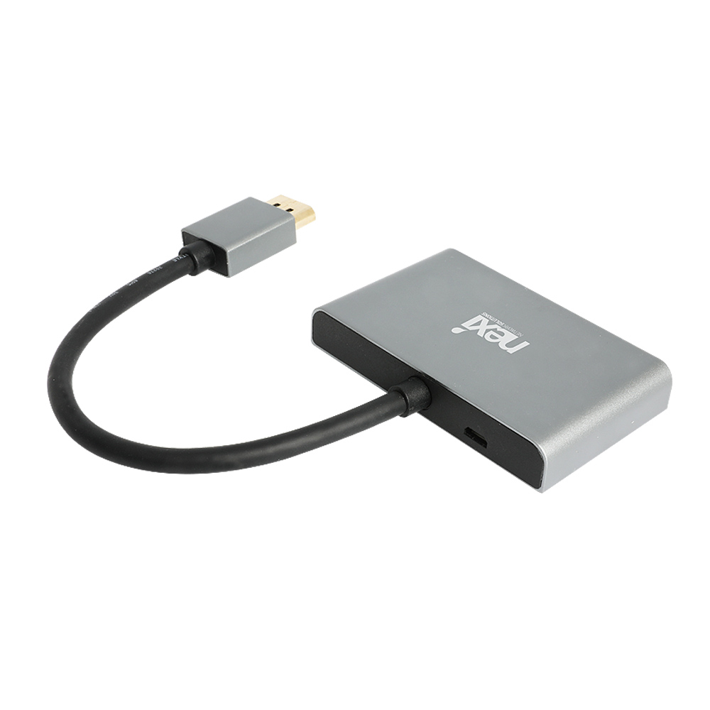 넥시 NX-DP1X3 1:3 DP V1.4 MST 분배기 NX1100 이미지 2