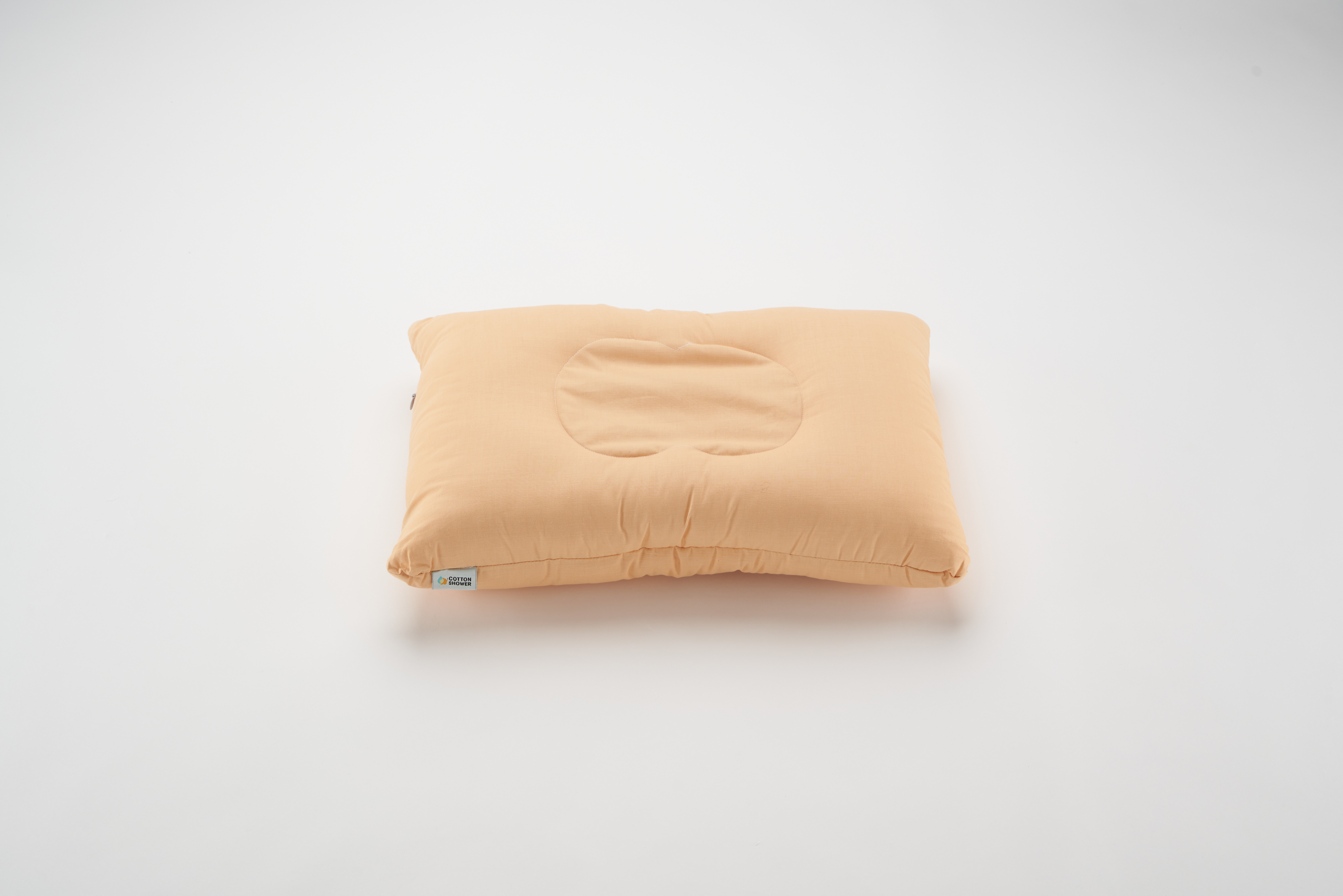 코튼샤워 황토 대나무 빨아쓰는 기능성 경추목베개 S 경추목 일자목 거북목 옆으로자는 키즈 주니어 낮은 목디스크