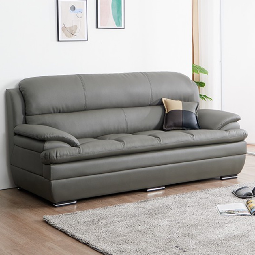 2인 가죽 쇼파 삼인용 쇼파 푹신한 업소용 쇼파 미용실 병원 소파 심플한 로비 2.5인용