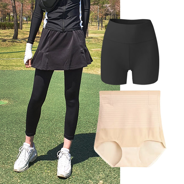 골프속바지 여성 골프 이너웨어 압박팬티 몸매보정 팬츠 3종 택1