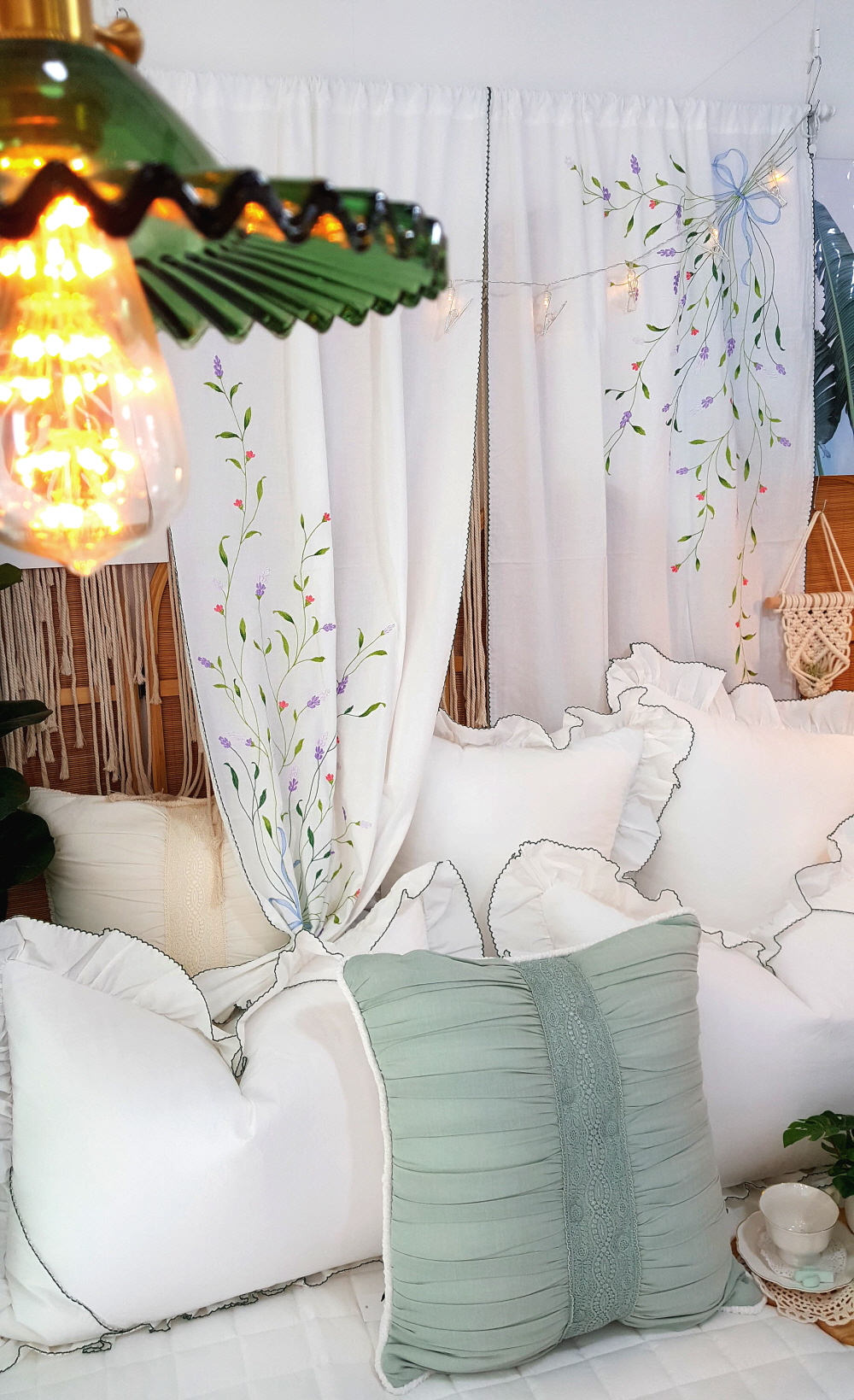 호텔이불 혼수 신혼이불 라지킹침구세트 침구류 라벤더