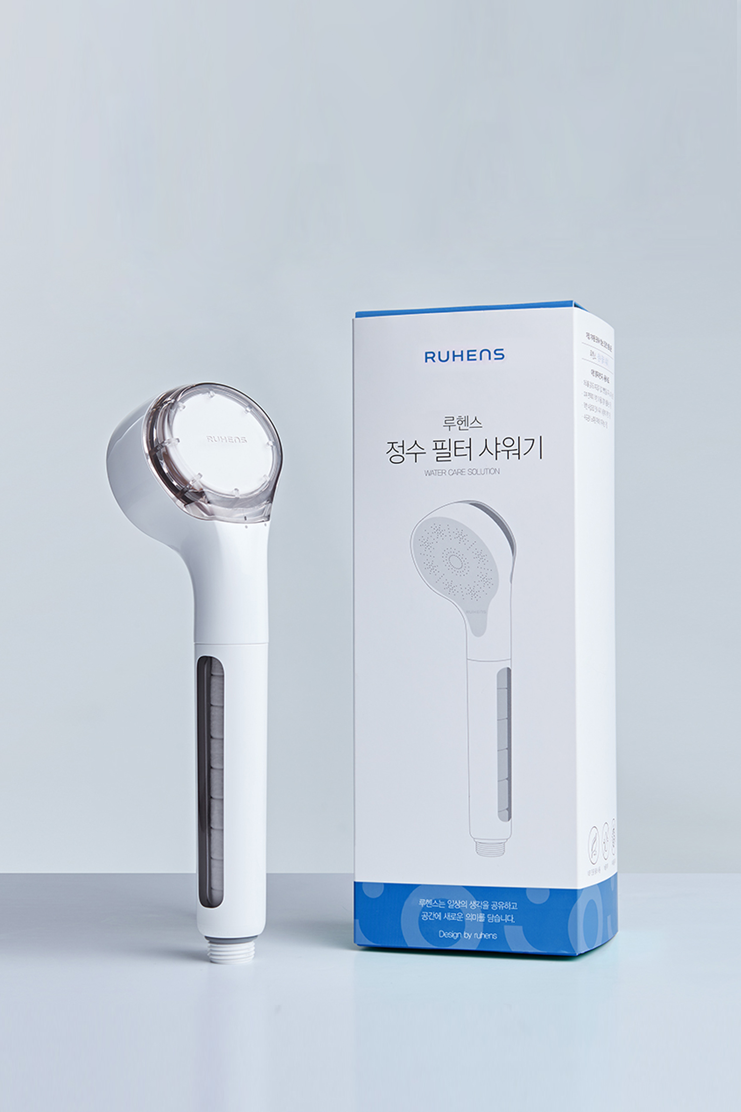루헨스 녹물 염소 제거 정수 비타민 필터 샤워기 여행용 - 상세 이미지 2
