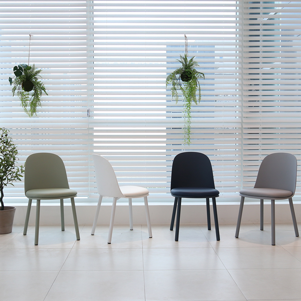 RM디자인 페이톤 예쁜 홀덤바 마카롱 플라스틱 인테리어 카페 의자